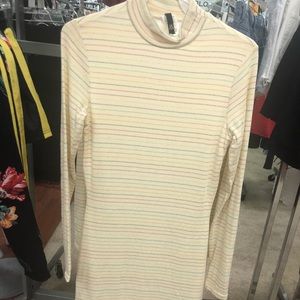 Long sleeve turtleneck dress